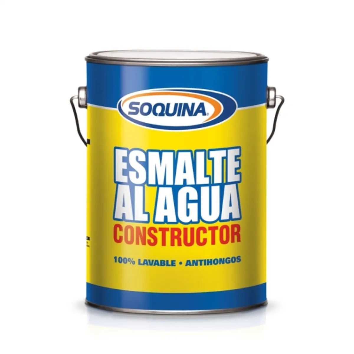 SOQUINA - Esmalte al agua Constructor satín Guayaba 1 gal