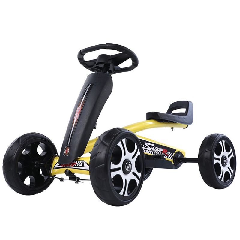 GENERICO - Auto Gokart Racing A Pedales 4 A 12 Años De 10 Pulgadas