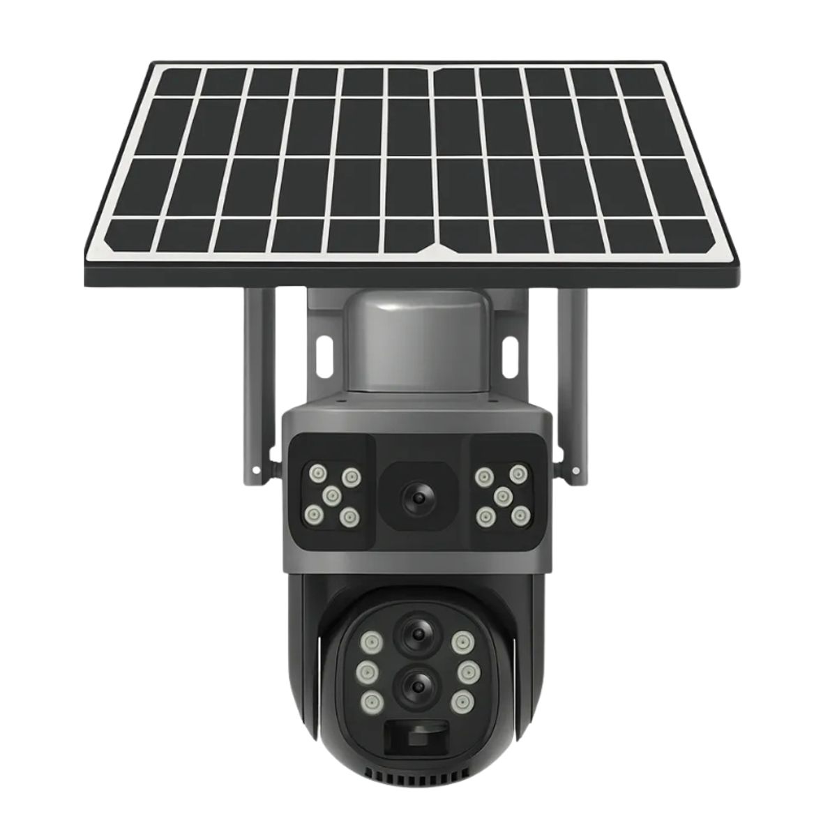 GENERICO - Cámara Solar 4G Doble Lente PTZ IP66  Exterior