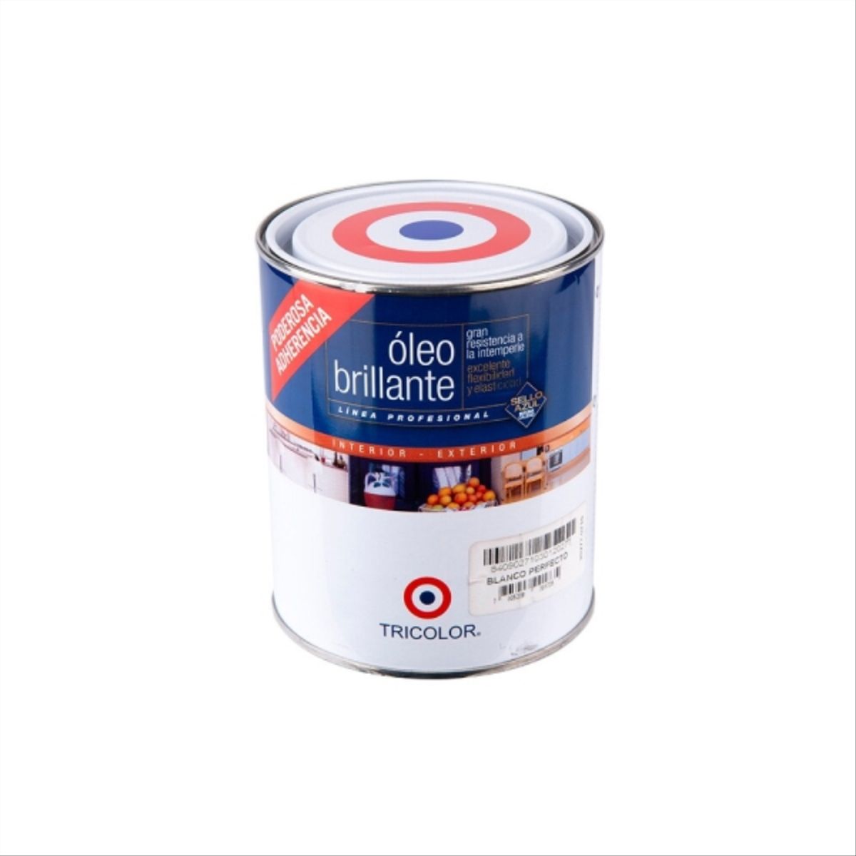 TRICOLOR - Óleo sintético Profesional blanco 1/4 gal