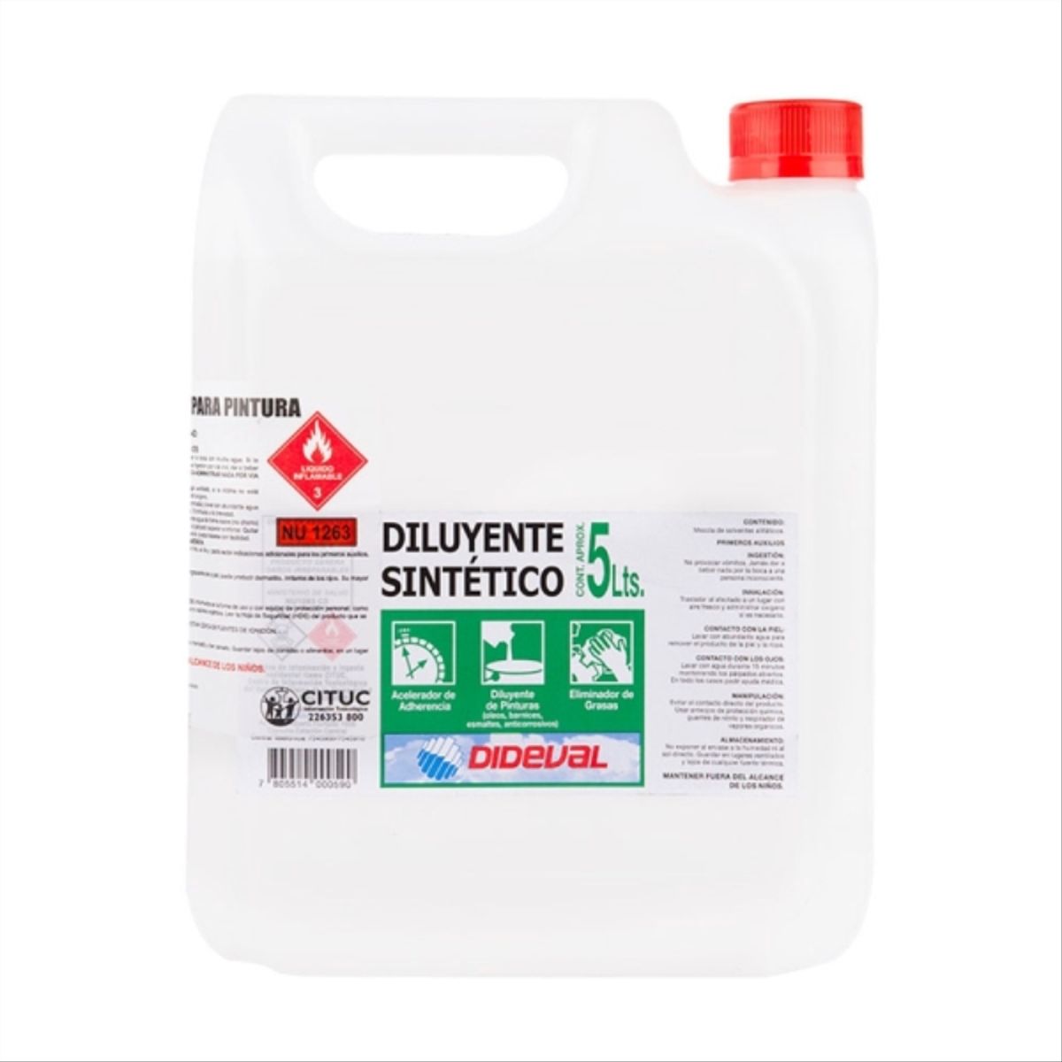 DIDEVAL - Diluyente sintético 5 lt