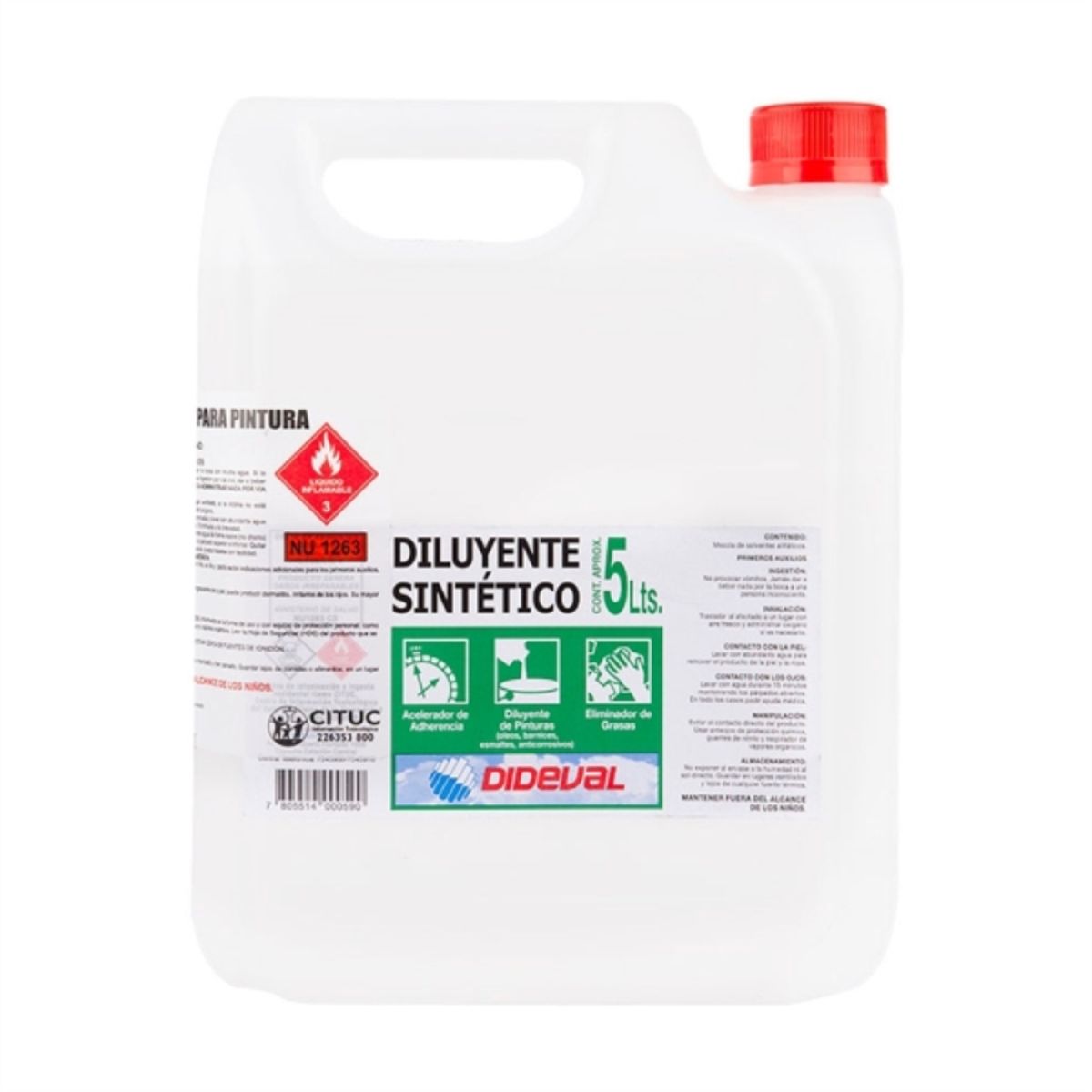 DIDEVAL - Diluyente sintético 5 lt