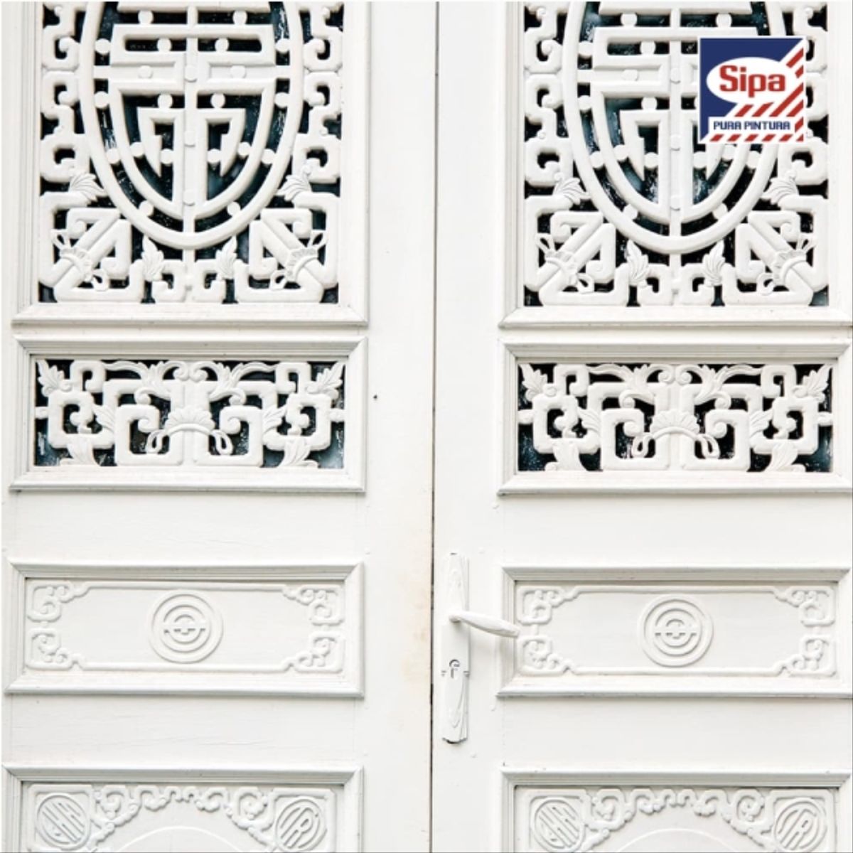 SIPA - Esmalte sintético blanco tineta