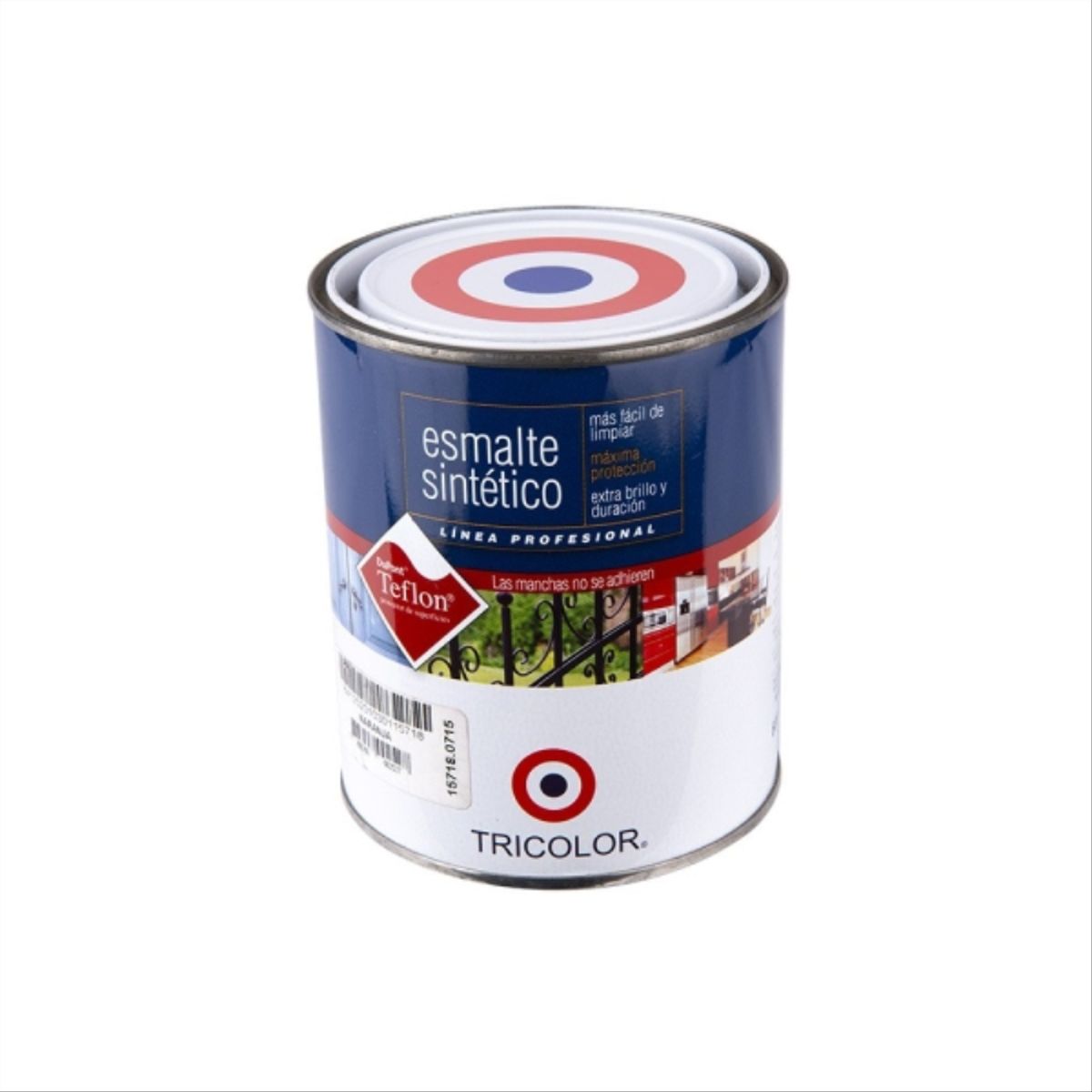 TRICOLOR - Esmalte sintético Profesional naranja 1/4 gal