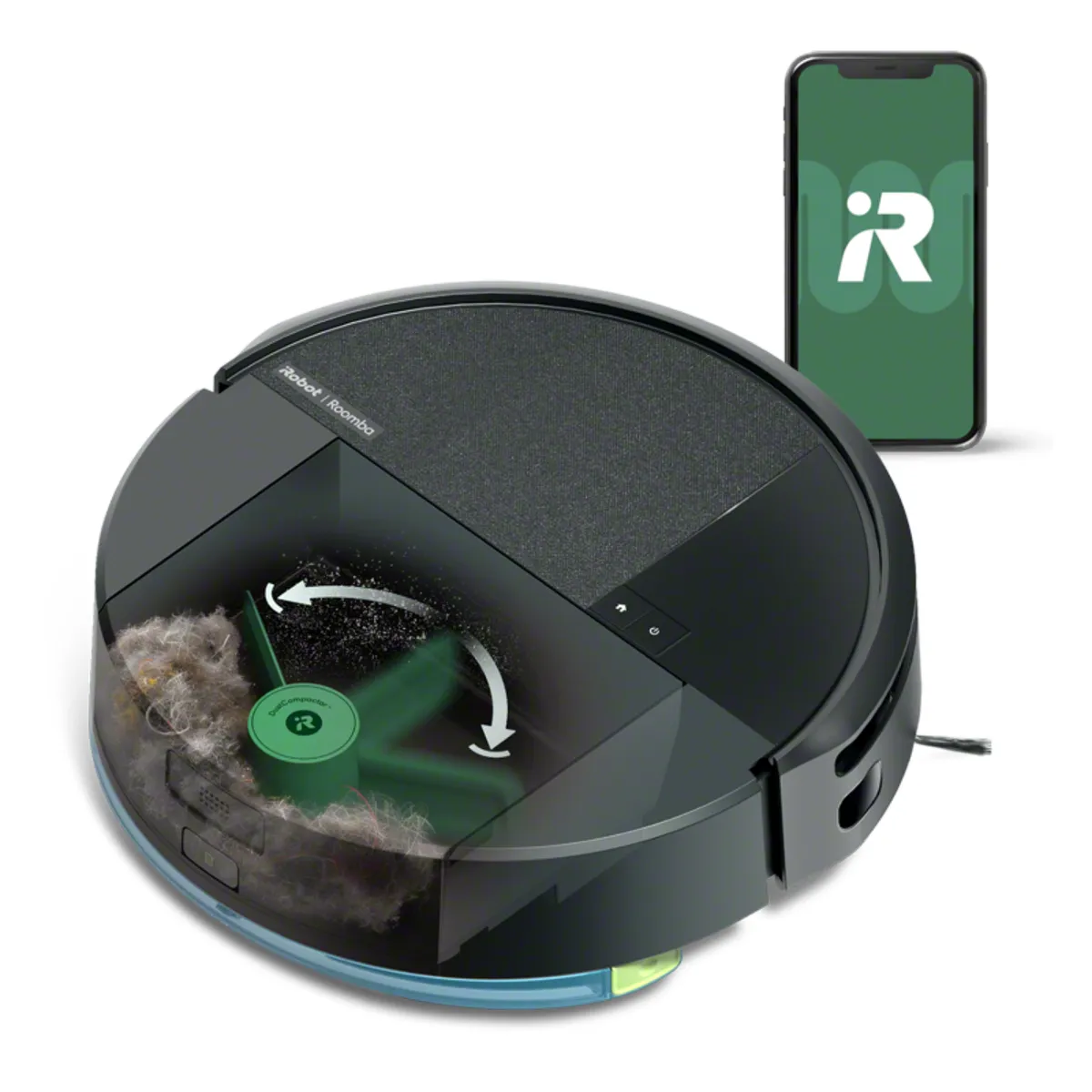 IROBOT - Roomba Combo 205 DustCompactor Aspiradora y Trapeadora iRobot 7000 Pa
