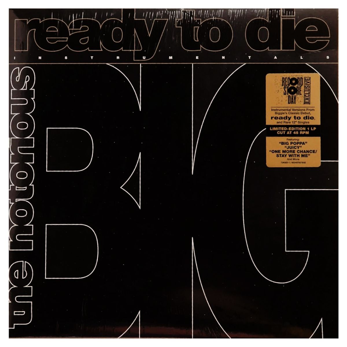 RHINO RECORDS - Notorious BIG -Ready To Die The Instrumentals- Vinilo