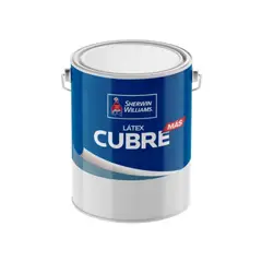 SHERWIN WILLIAMS - Látex cubre más blanco 1 gal