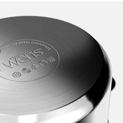 Imagen 2 del producto Arrocera Acero Inoxidable con tapa 3,4 litros 24cm 500-SS