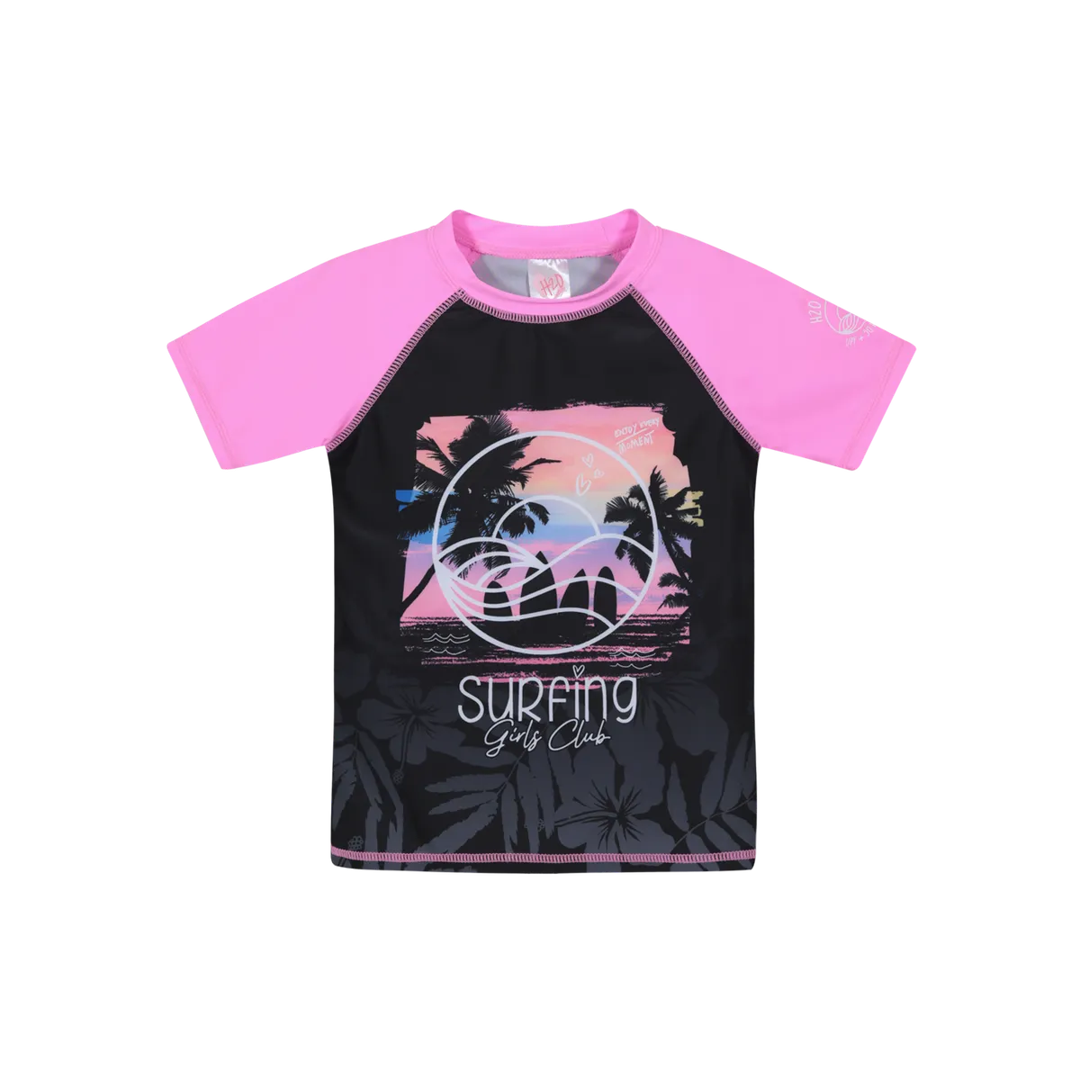 H2O WEAR - Traje de Baño Niña Polera UV50 MCorta H2O Wear Fucsia - Fucsia