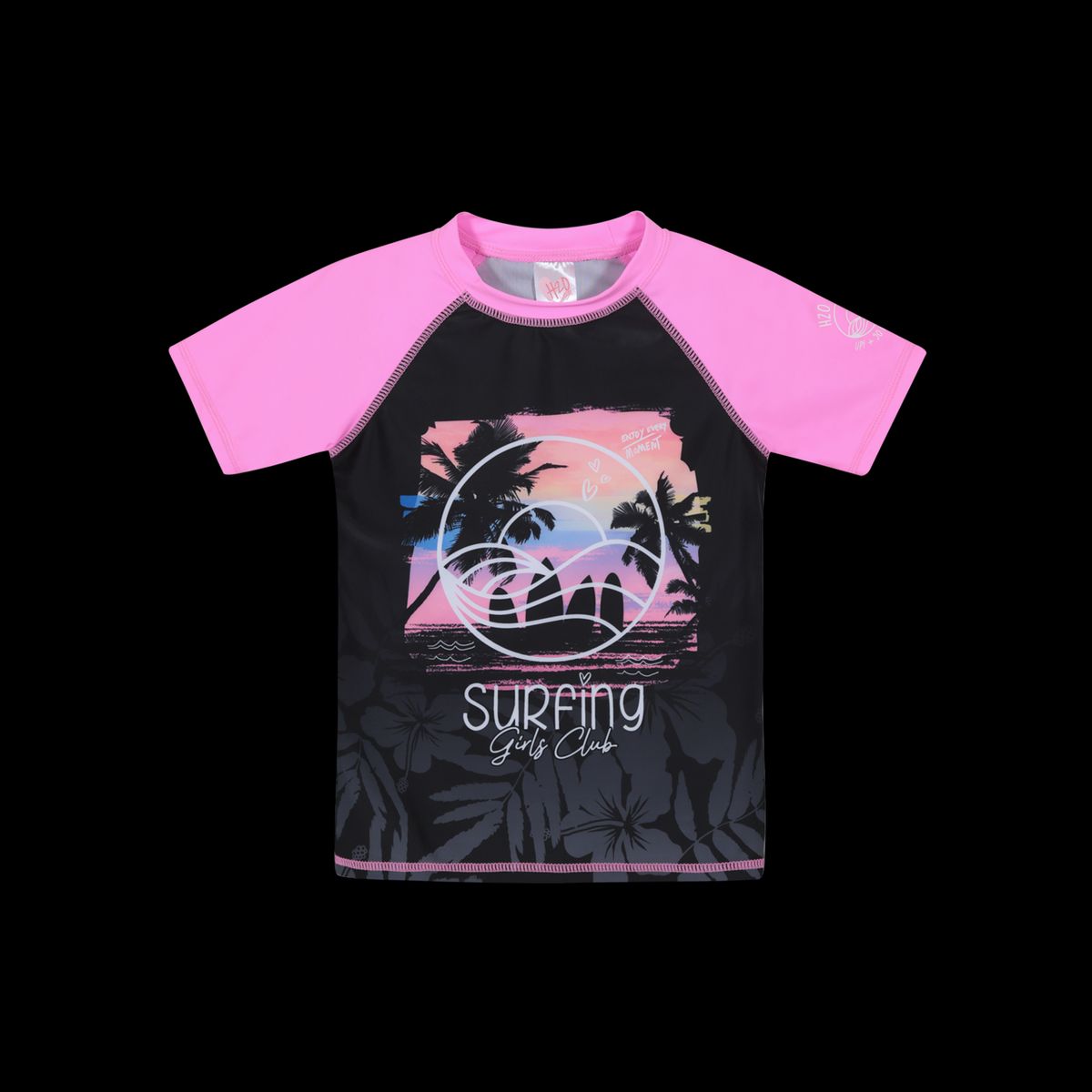 H2O WEAR - Traje de Baño Niña Polera UV50 MCorta H2O Wear Fucsia - Fucsia