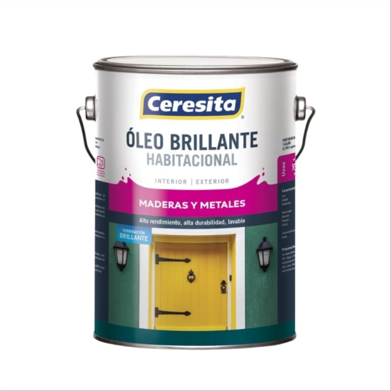 Oleo habitacional blanco brillante 1 gal