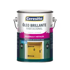 CERESITA - Óleo habitacional blanco brillante 1 gal