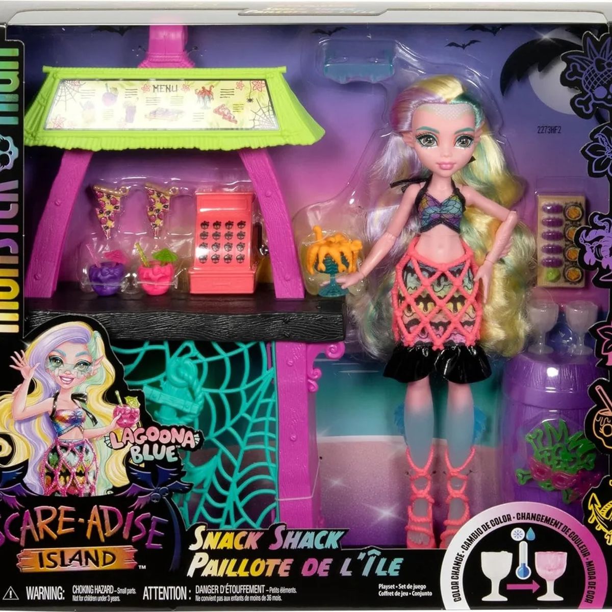 MATTEL - Monster High Lagoona Blue Scare-adise Island Snack Shack