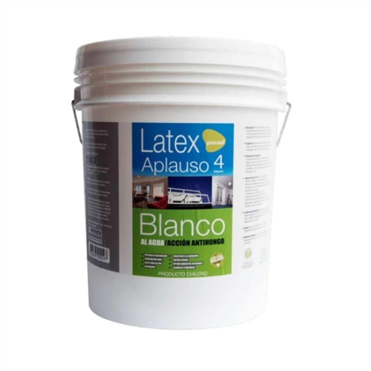 PASSOL - Látex Aplauso blanco 4 gal