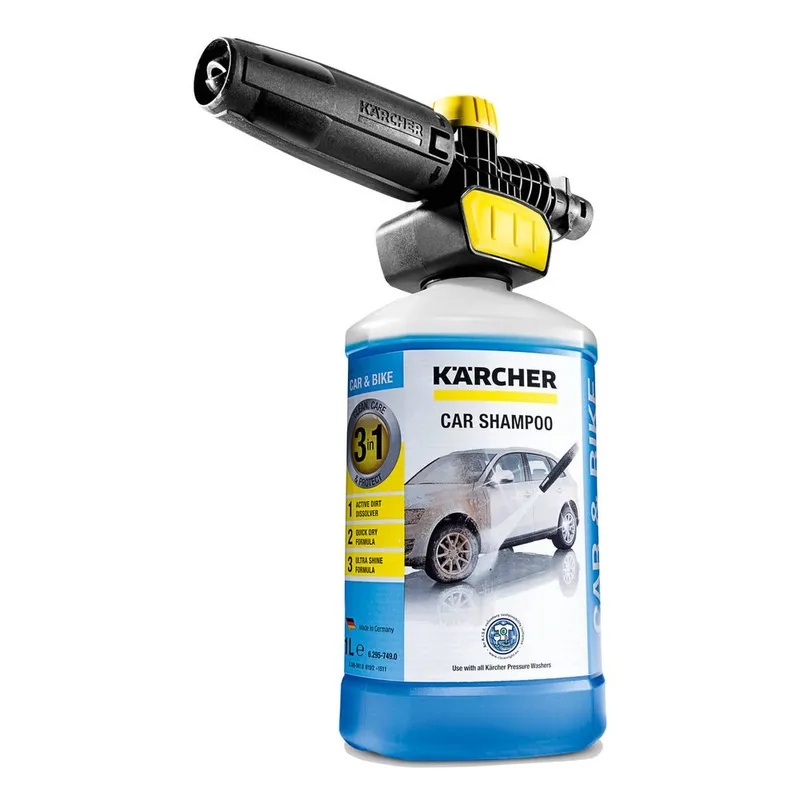 KARCHER - Boquilla de espuma FJ10 Connect N Clean + Champú Karcher