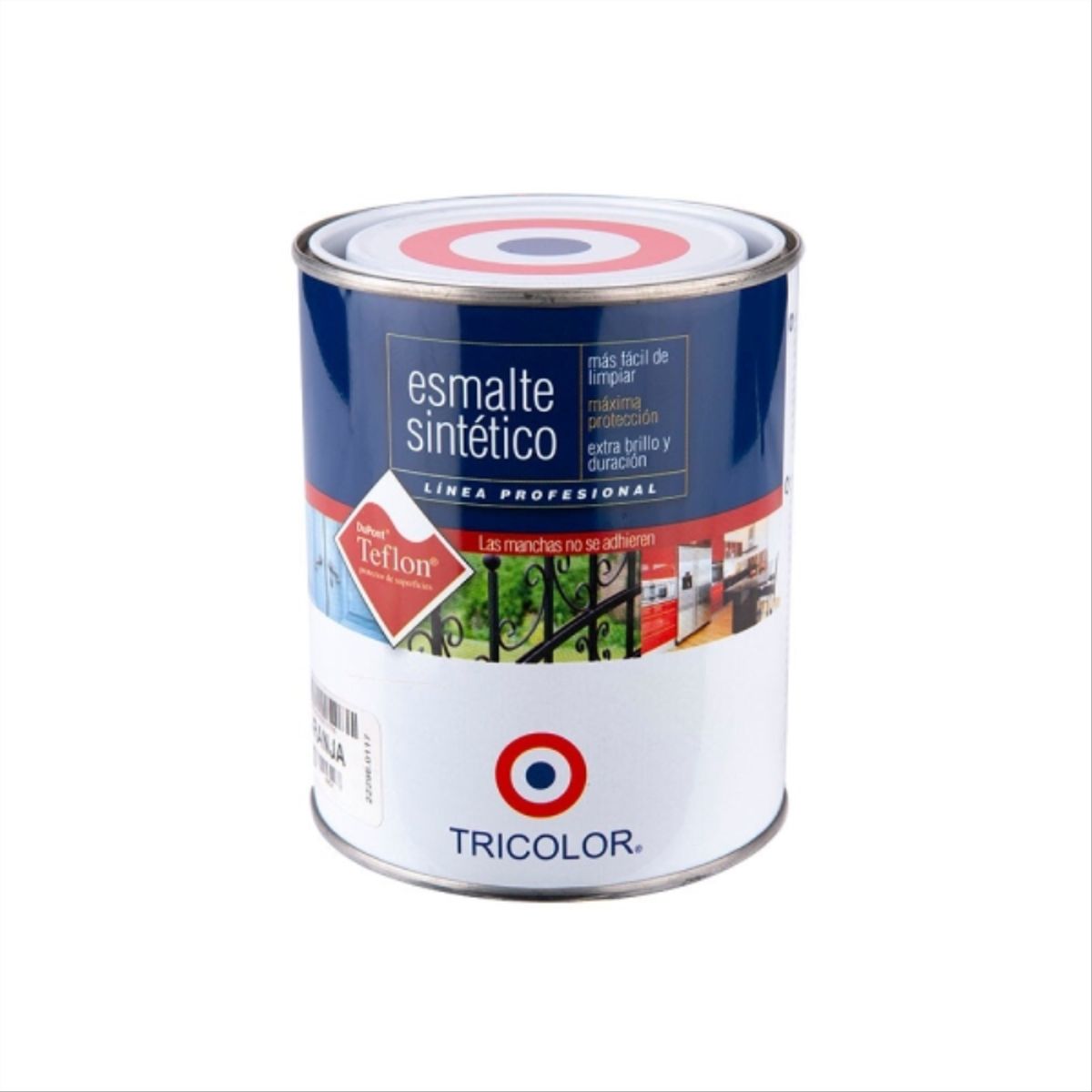 TRICOLOR - Esmalte sintético Profesional verde trébol 1/4 gal
