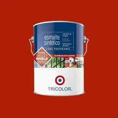 TRICOLOR - Esmalte sintético Profesional bermellón 1 gal
