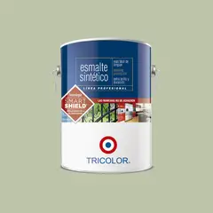 TRICOLOR - Esmalte sintético Profesional gris perla 1 gal