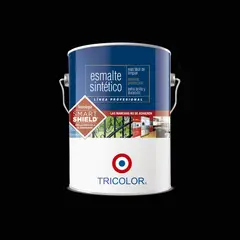 TRICOLOR - Esmalte sintético Profesional negro 1 gal