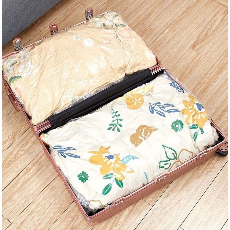 GENERICO - Pack 12 Bolsas Al Vacío Casa Compresión De Ropa 90x120