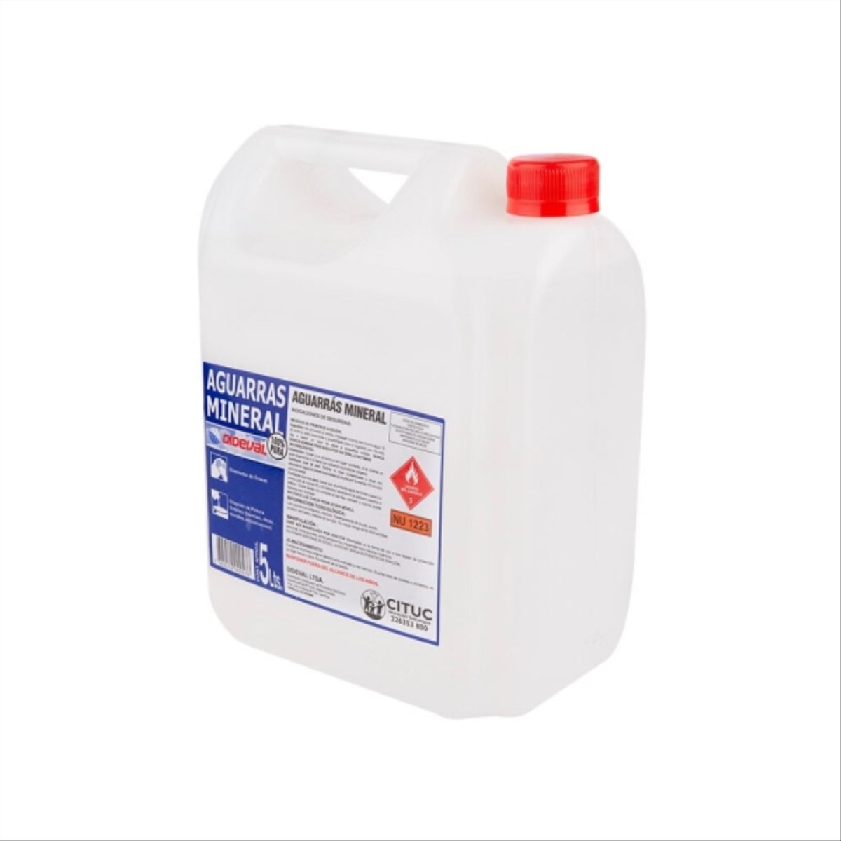 DIDEVAL - Aguarrás mineral 5 lt