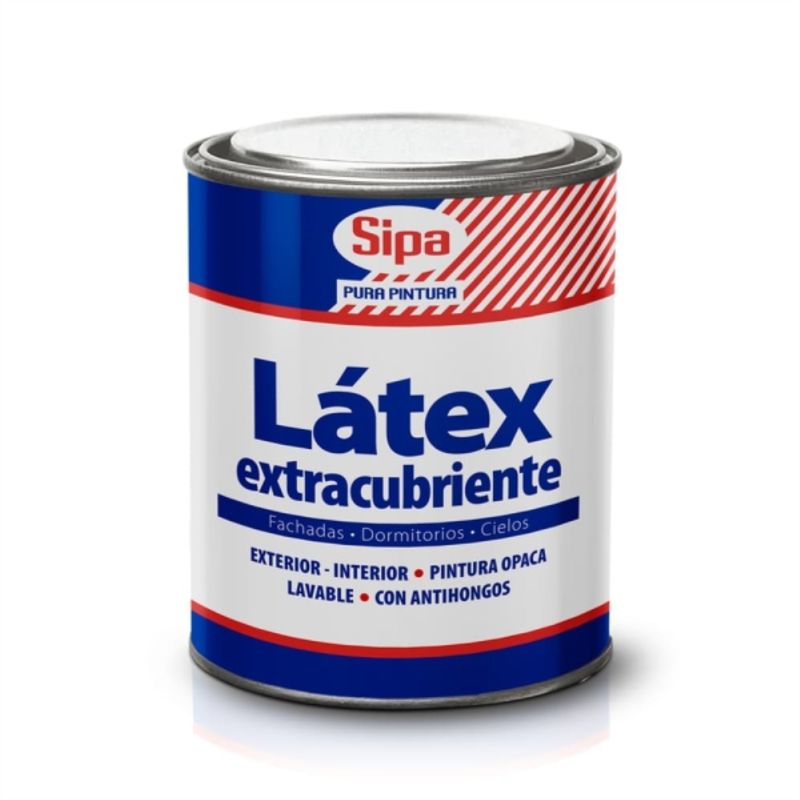 SIPA - Látex extracubriente blanco 1lt