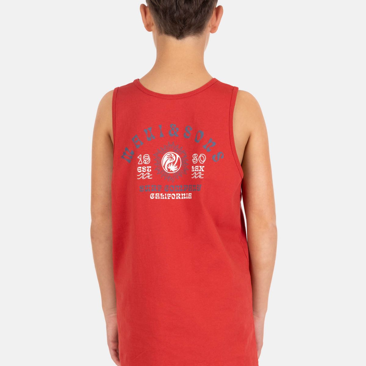 MAUI AND SONS - Polera SM Kahuno Rojo Infantil Maui And Sons