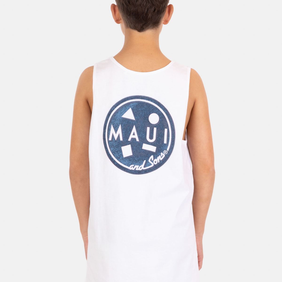 MAUI AND SONS - Polera SM Aqualoo Blanco Infantil Maui And Sons