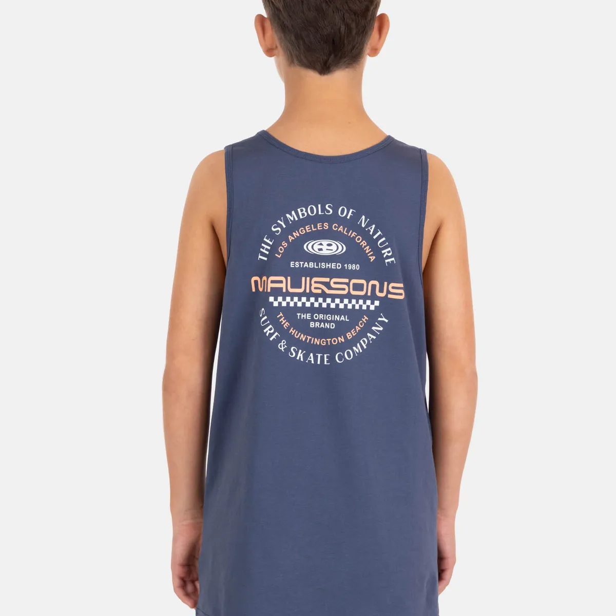 MAUI AND SONS - Polera SM Neonix Azul Infantil Maui And Sons