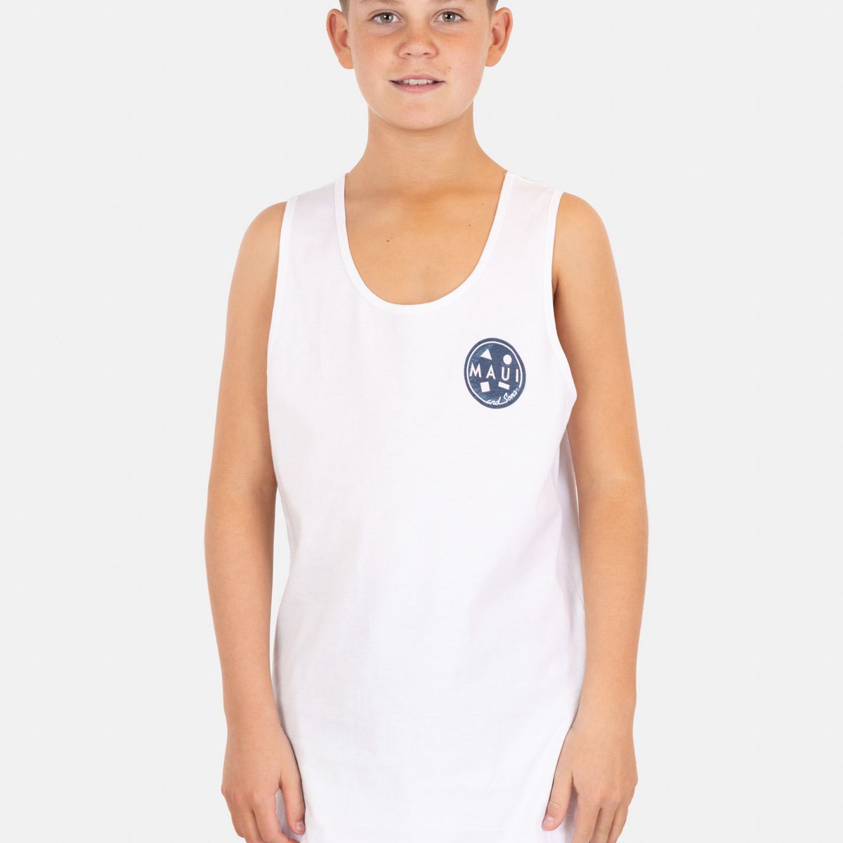 MAUI AND SONS - Polera SM Aqualoo Blanco Infantil Maui And Sons