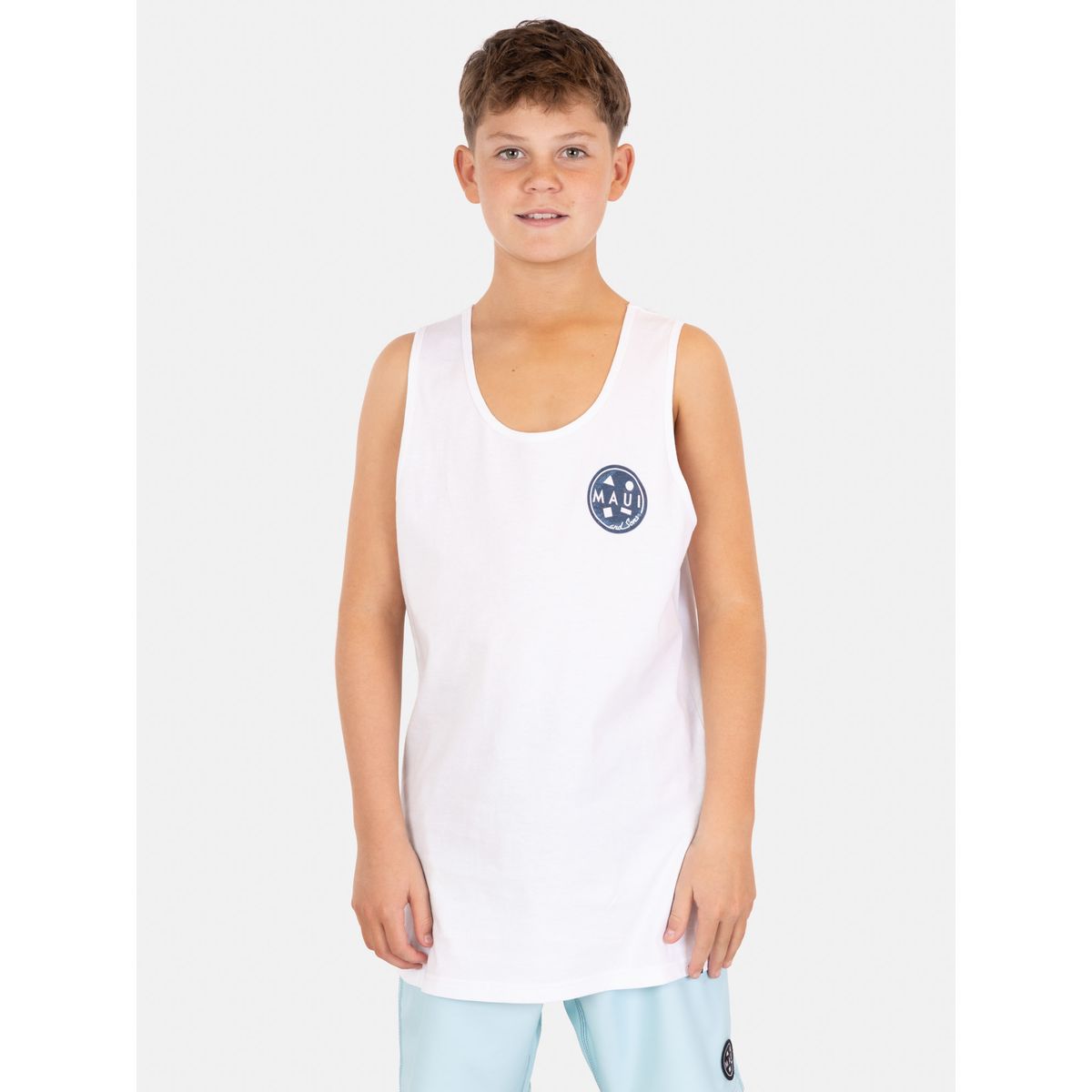 MAUI AND SONS - Polera SM Aqualoo Blanco Infantil Maui And Sons