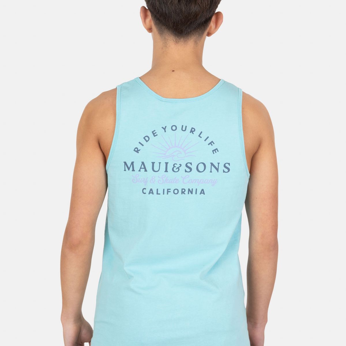 MAUI AND SONS - Polera SM Seajoy Celeste Infantil Maui And Sons