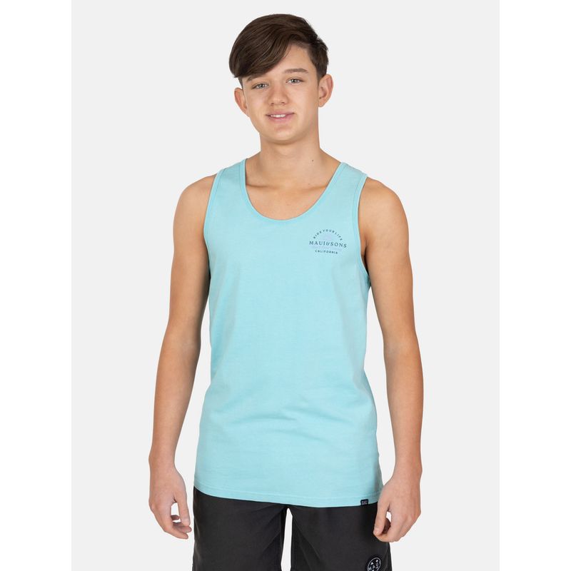 MAUI AND SONS - Polera SM Seajoy Celeste Infantil Maui And Sons