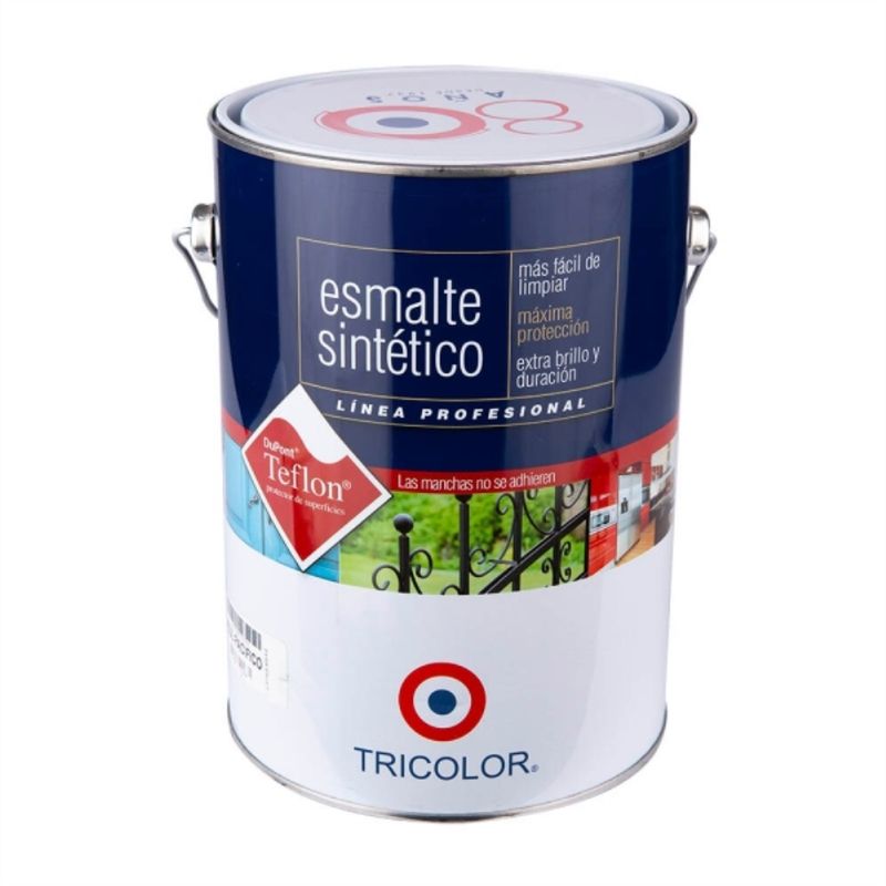 TRICOLOR - Esmalte sintético Profesional azul pacífico 1 gal