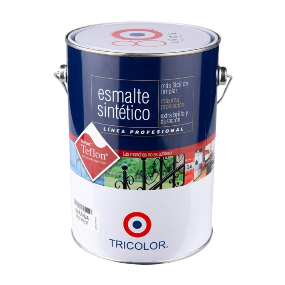 TRICOLOR - Esmalte sintético Profesional naranja 1 gal