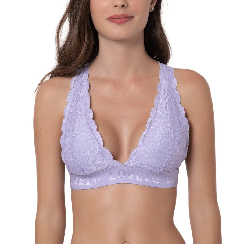 LADY GENNY - Bralette De Encaje Con Detalles Sutiles