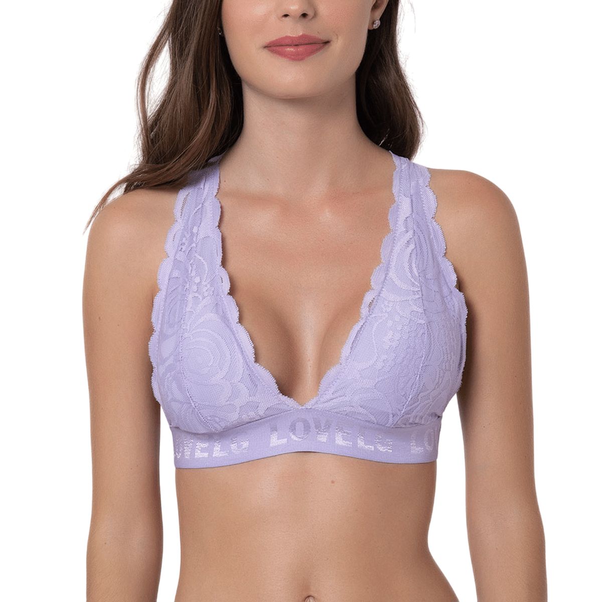 LADY GENNY - Bralette De Encaje Con Detalles Sutiles