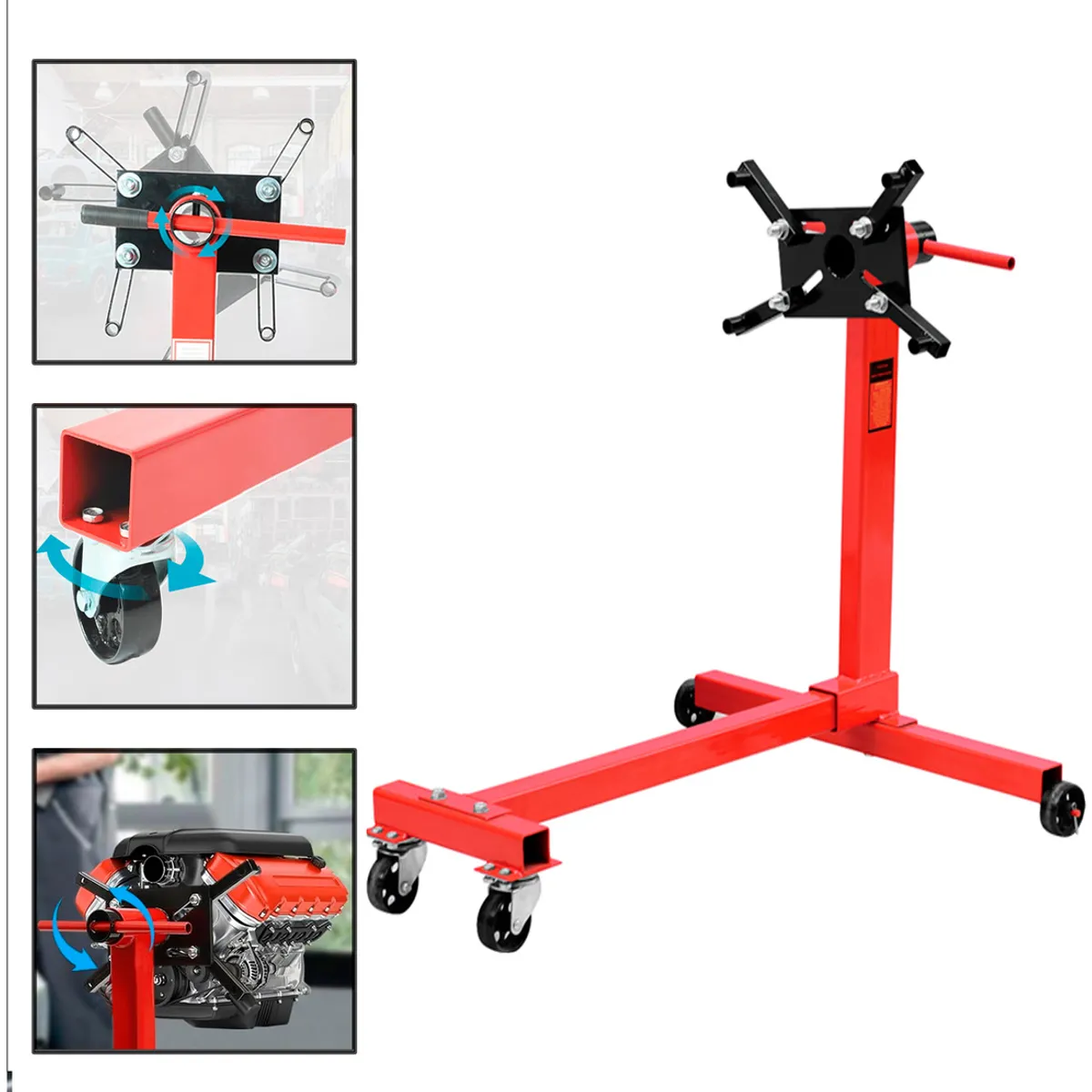 HOMEBRANDT - Soporte Multibanco Para Motores Auto 500kg 360° Profesional