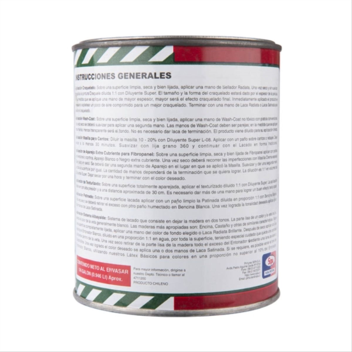 SIPA - Masilla pistola blanco 1/4 gal