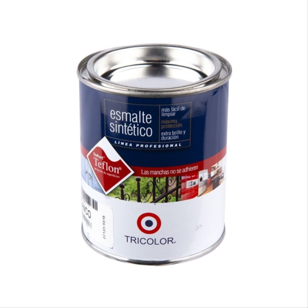 Esmalte sintético Profesional blanco 1/8 gal, marca TRICOLOR - Foto 2