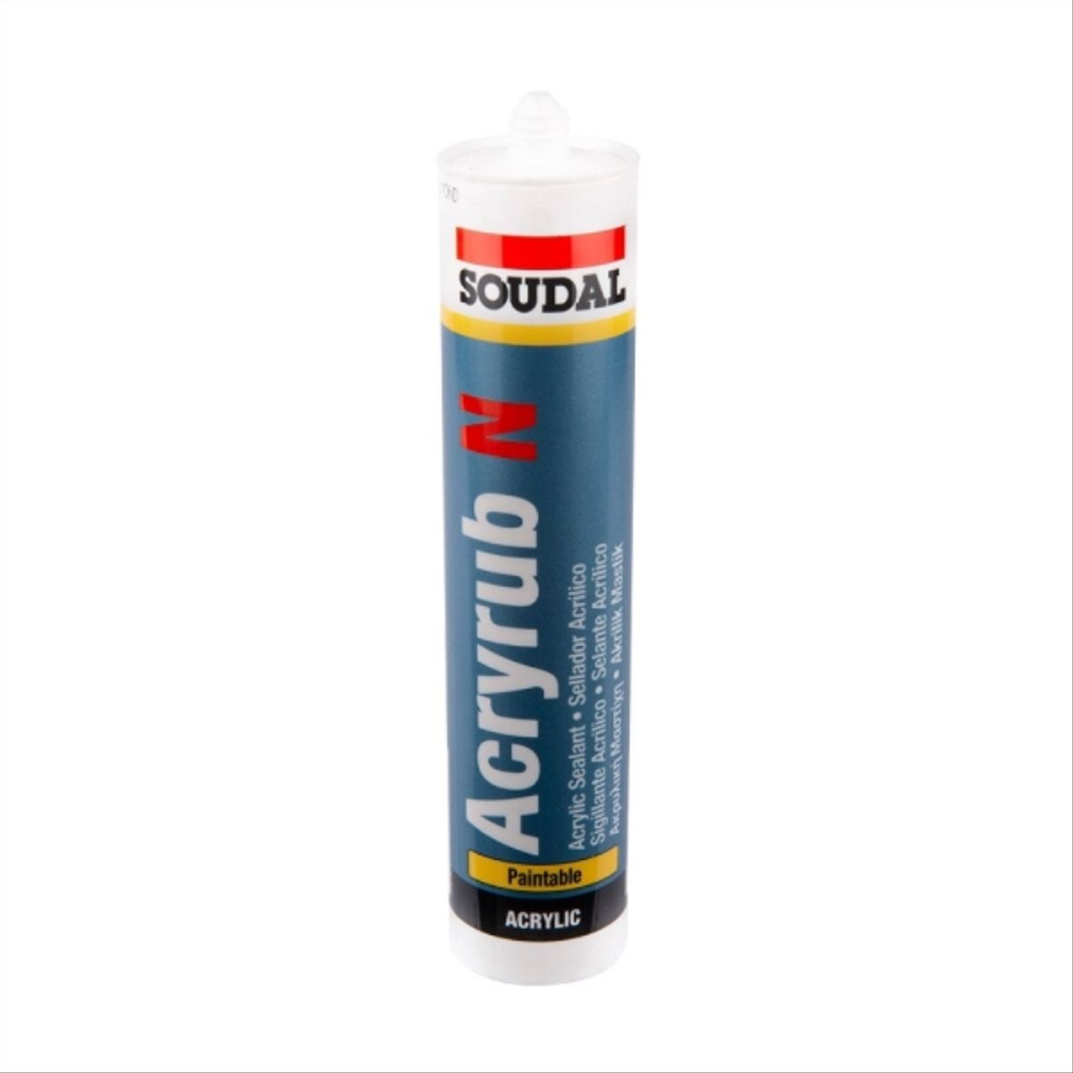 SOUDAL - Silicona universal acética aluminio 300 ml