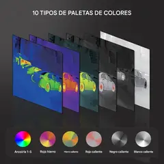 HTI - HT-203H Cámara Térmica 256x192 USB-C p Celular + Adaptador OTG