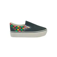 HERIEL - Zapatilla Negra Multicolor Slip on