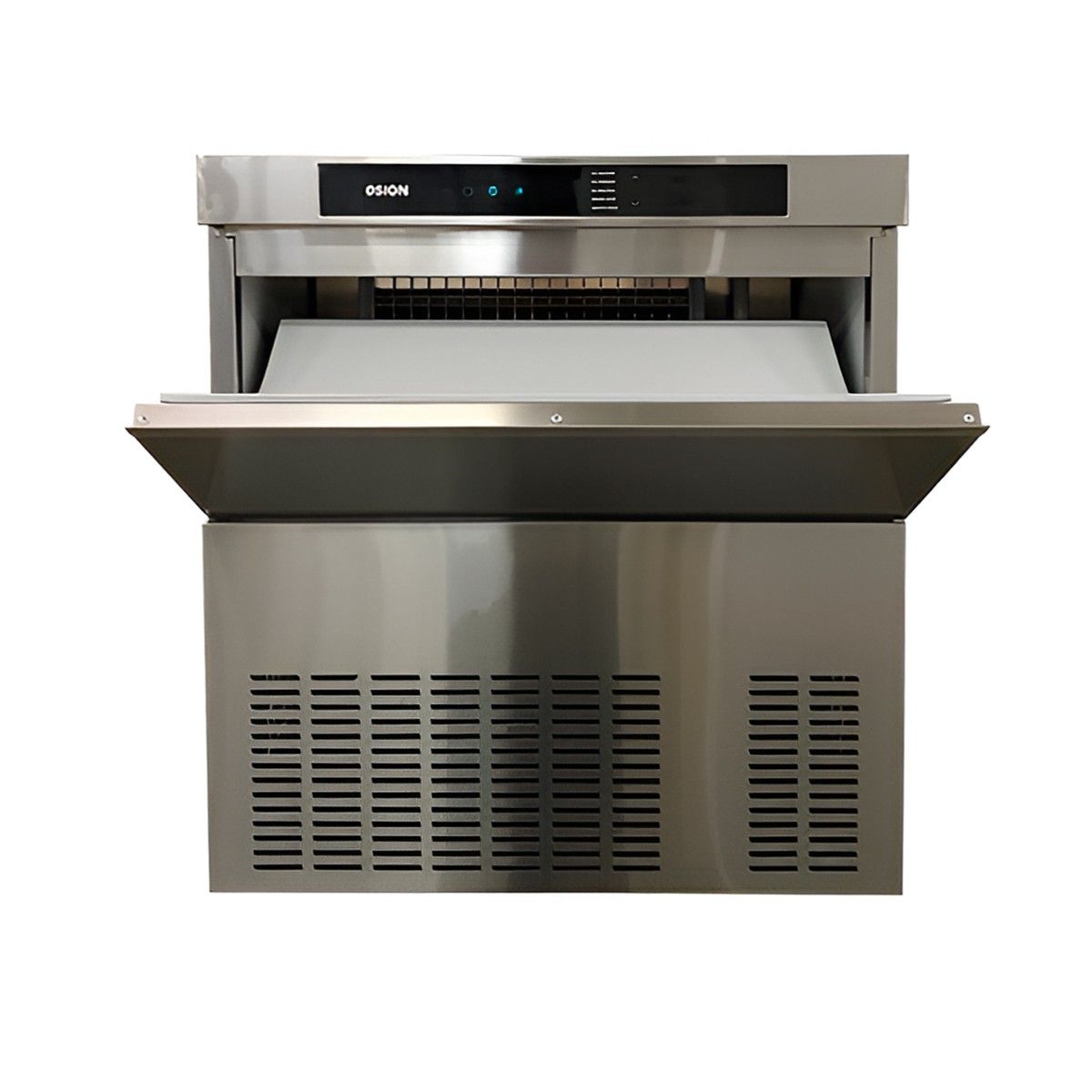 GENERICO - Maquina De Hielo 100 Kg Cubo 28 Cm Modelo HB-100 Osion