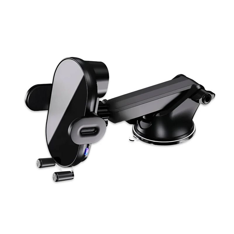 TECMASTER - Soporte Celular Auto Carga Inalámbrica 15w + Cable De Carga