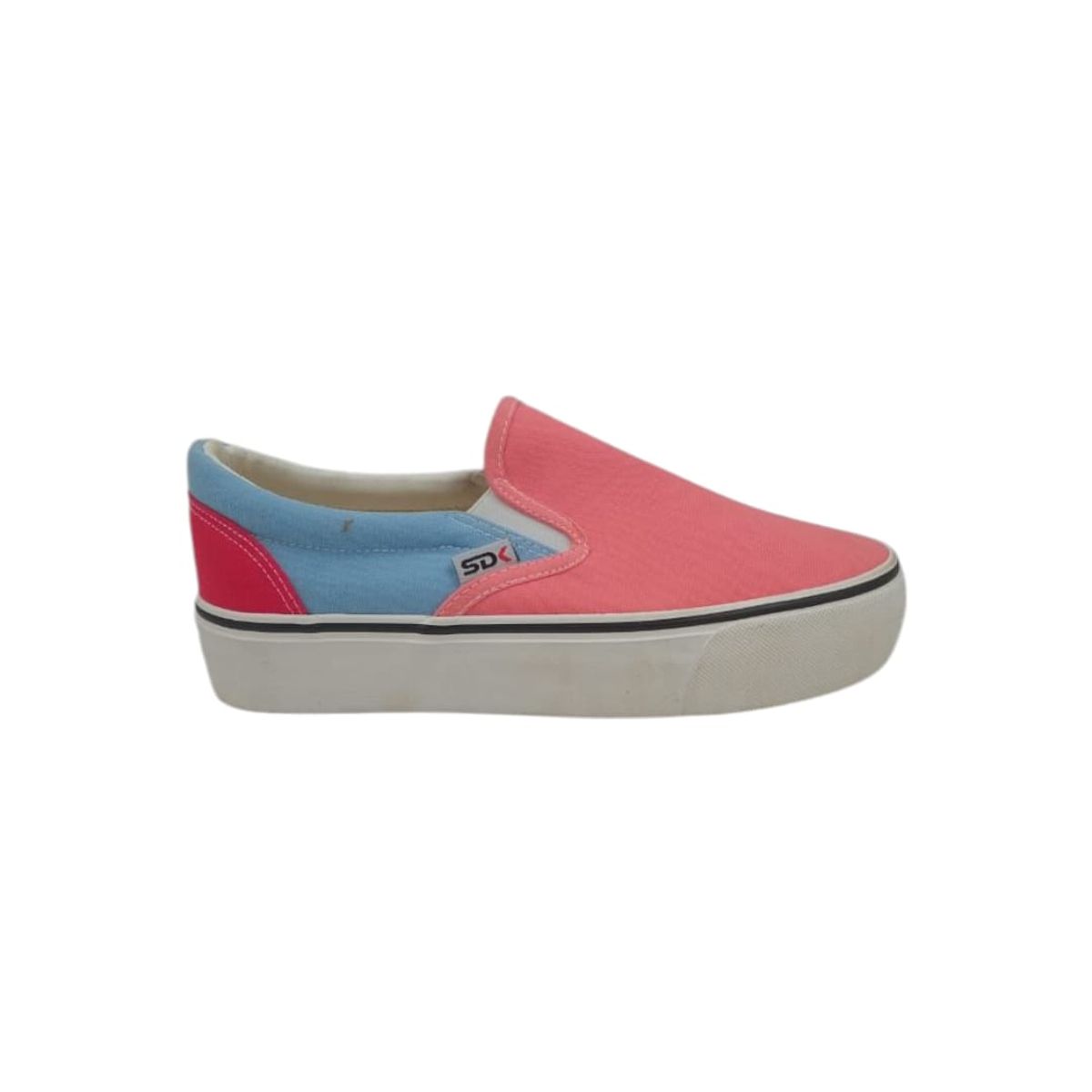 HERIEL - Zapatilla Rosa Multicolor Slip on