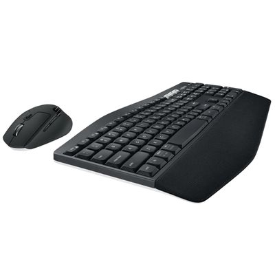 Imagen 2 del producto MK850 Kit de Teclado y Mouse, Inalámbrico, RF Inalámbrico + Bluetooth, Negro (Español)