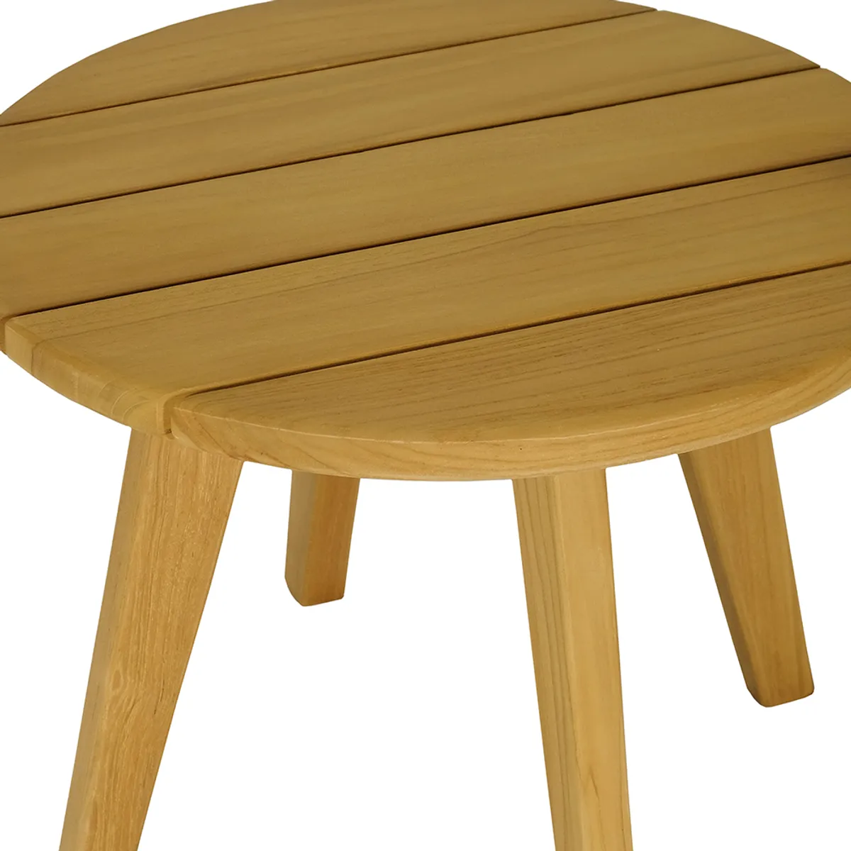 DECO EXTERIOR - Mesa de exterior Lateral Mumbai Ø50 - Madera Teka