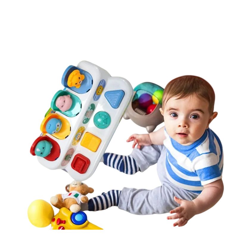 GENERICO - Juego Pop Up Didáctico Animales Montessori Primera Infancia