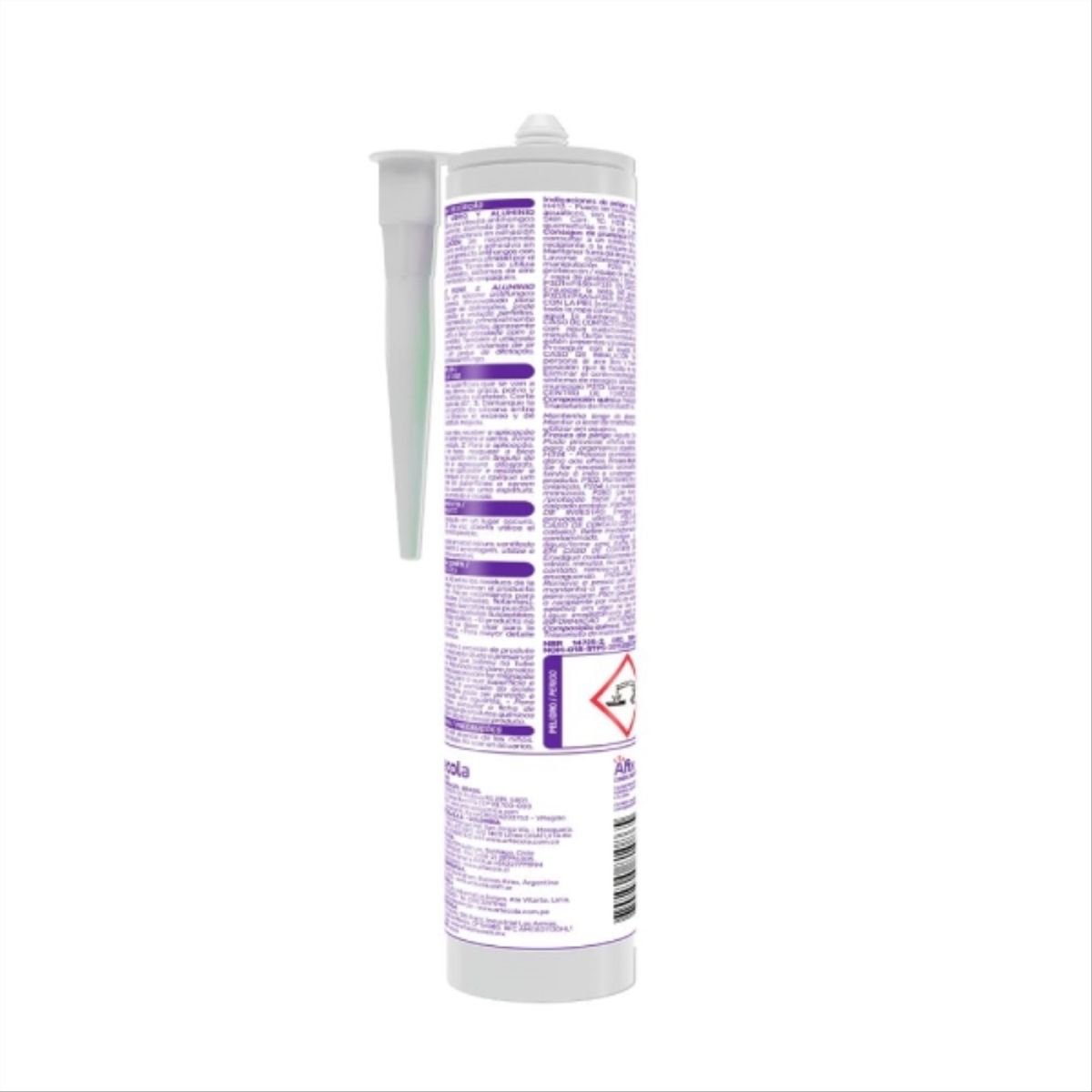 AFIX - Silicona vidrio y aluminio transparente 280 ml